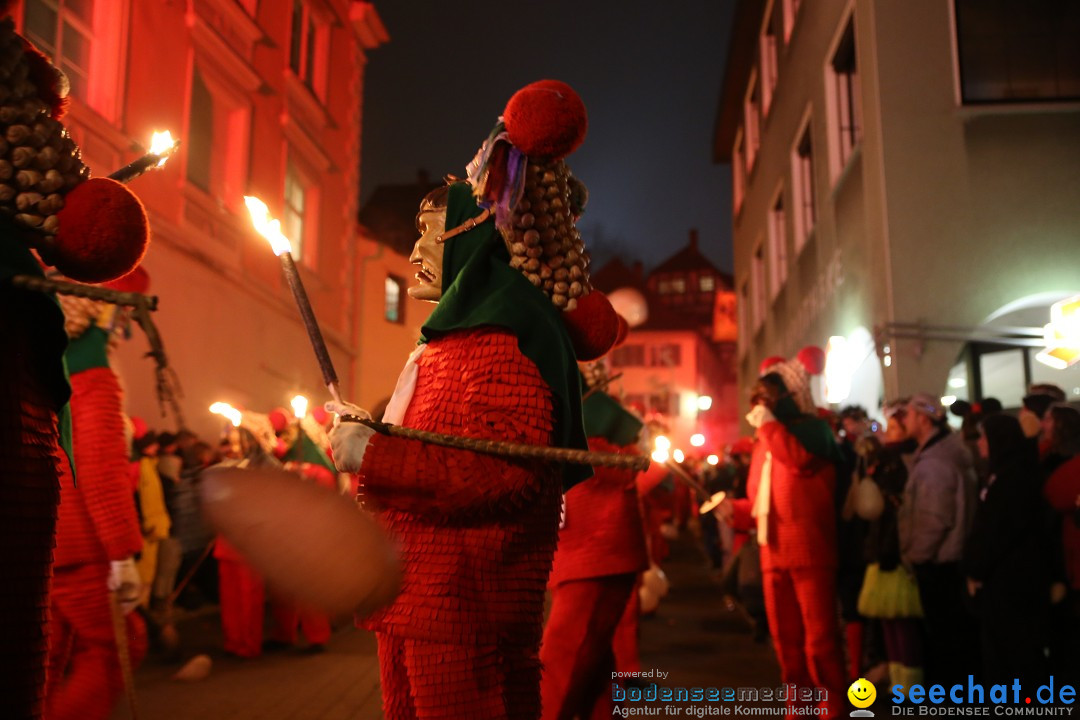 Narrentag des Viererbundes 2020: Nachtumzug in Ueberlingen, 25.01.2020