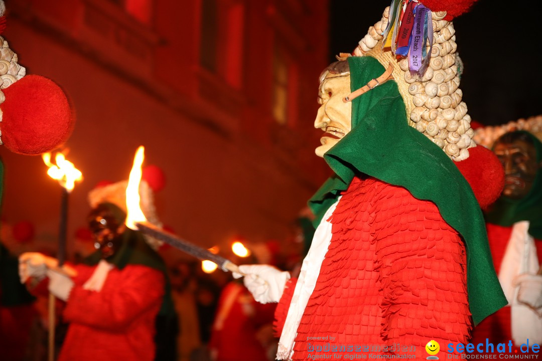 Narrentag des Viererbundes 2020: Nachtumzug in Ueberlingen, 25.01.2020