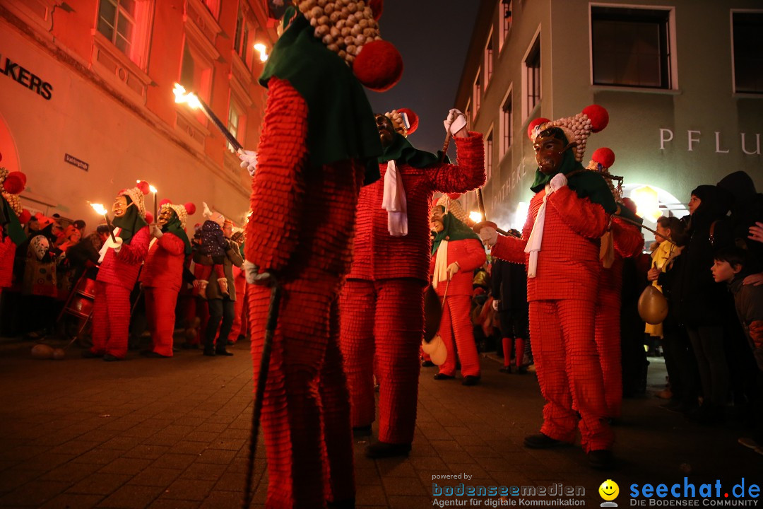 Narrentag des Viererbundes 2020: Nachtumzug in Ueberlingen, 25.01.2020