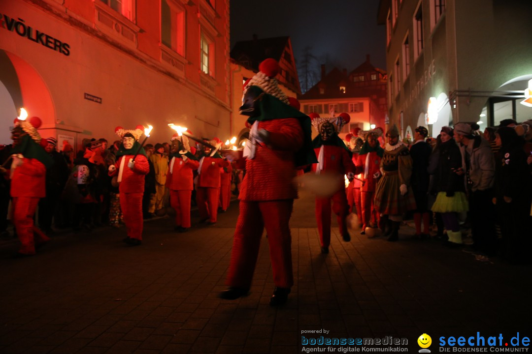 Narrentag des Viererbundes 2020: Nachtumzug in Ueberlingen, 25.01.2020