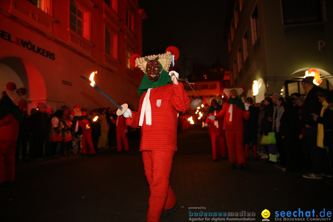 Narrentag des Viererbundes 2020: Nachtumzug in Ueberlingen, 25.01.2020