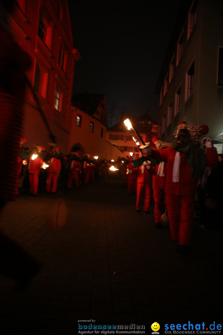 Narrentag des Viererbundes 2020: Nachtumzug in Ueberlingen, 25.01.2020