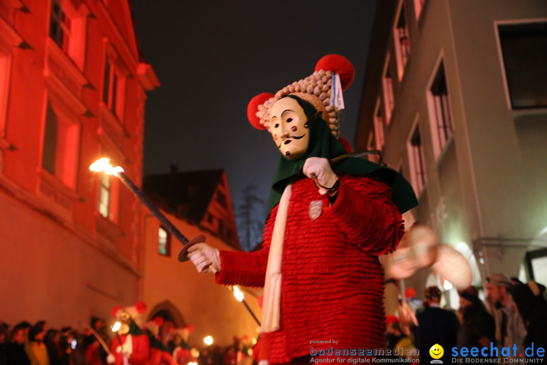 Narrentag des Viererbundes 2020: Nachtumzug in Ueberlingen, 25.01.2020