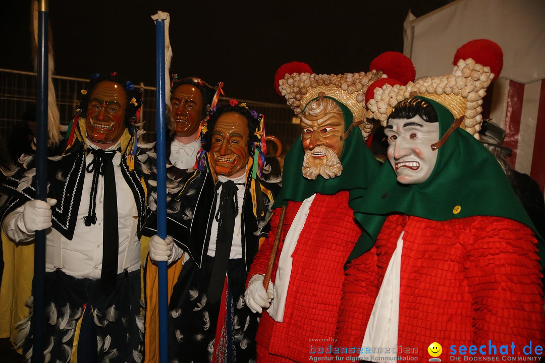 Narrentag des Viererbundes 2020: Nachtumzug in Ueberlingen, 25.01.2020