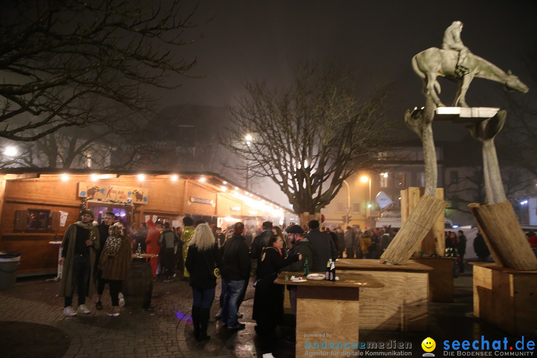 Narrentag des Viererbundes 2020: Nachtumzug in Ueberlingen, 25.01.2020