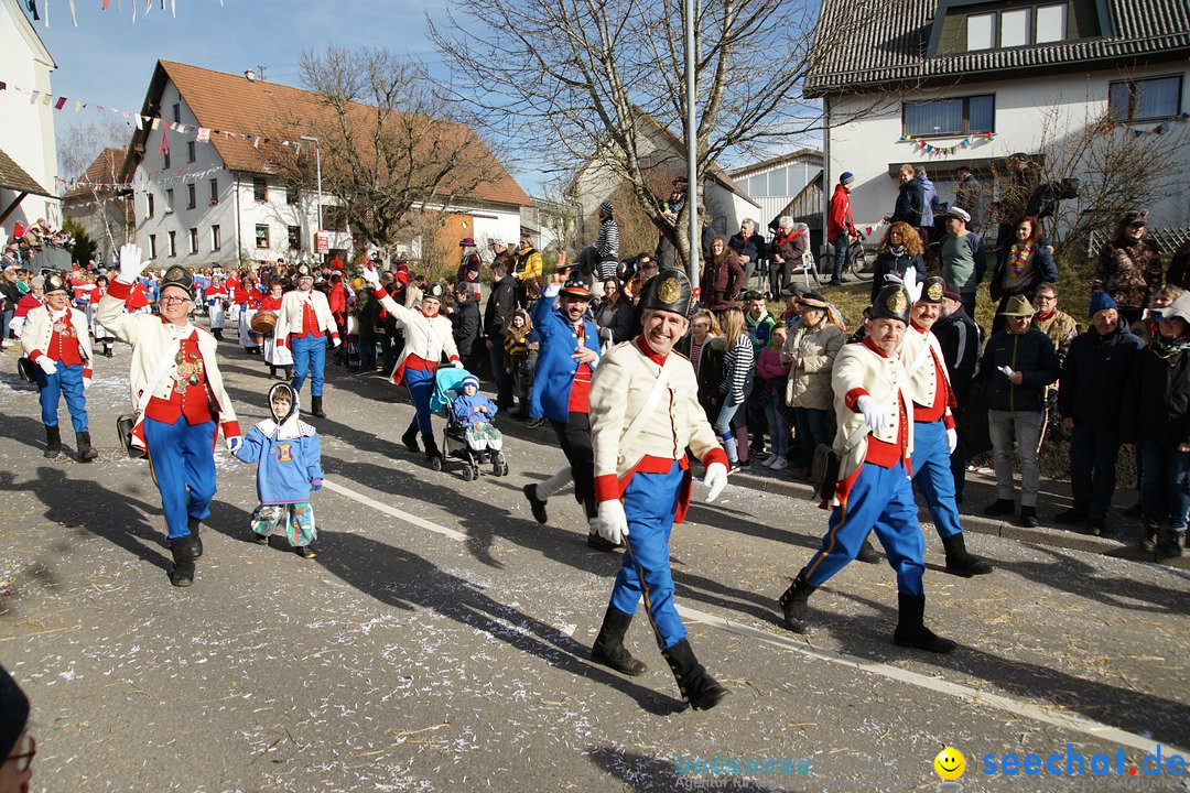 Jubilaeumsumzug - Kuh-Muh: Liggersdorf - Bodensee, 16.02.2020