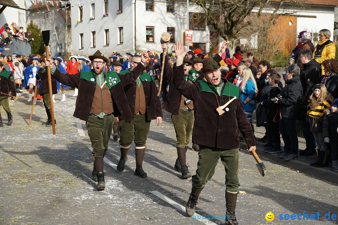 Jubilaeumsumzug - Kuh-Muh: Liggersdorf - Bodensee, 16.02.2020