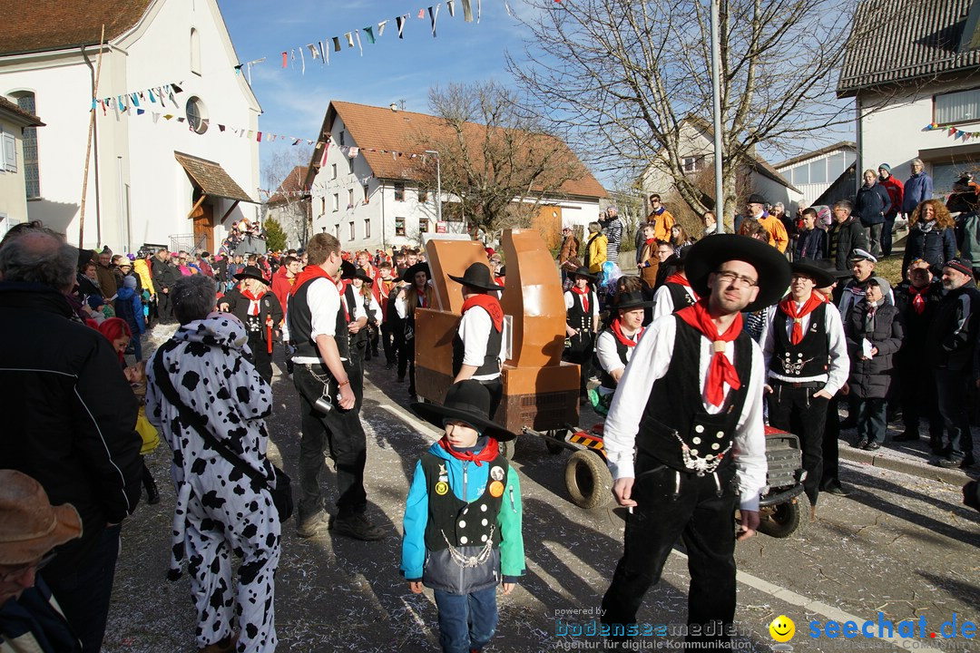 Jubilaeumsumzug - Kuh-Muh: Liggersdorf - Bodensee, 16.02.2020