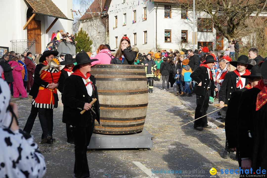 Jubilaeumsumzug - Kuh-Muh: Liggersdorf - Bodensee, 16.02.2020