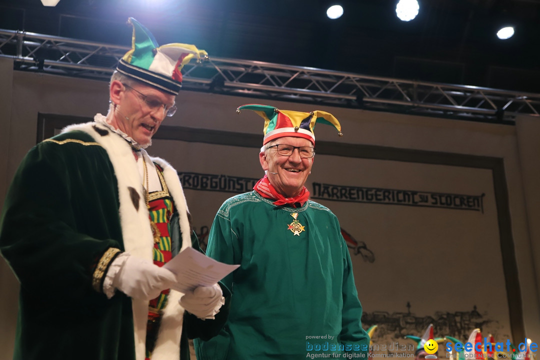 Narrengericht: Cem Oezdemir - Winfried Kretschmann: Stockach, 20.02.2020