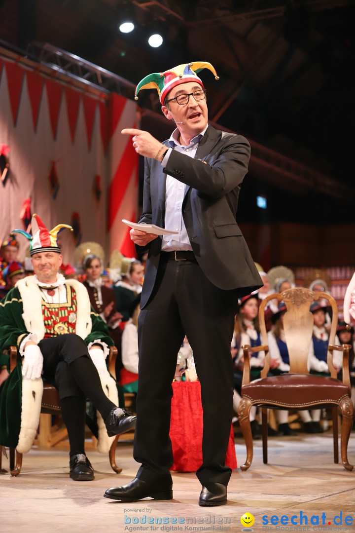 Narrengericht: Cem Oezdemir - Winfried Kretschmann: Stockach, 20.02.2020