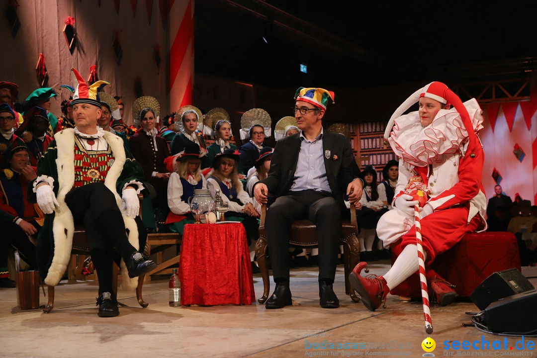 Narrengericht: Cem Oezdemir - Winfried Kretschmann: Stockach, 20.02.2020