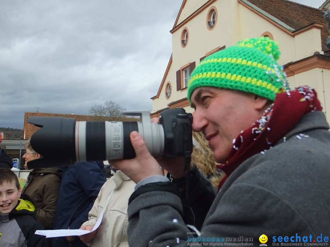 Fasnetsumzug, Narrensprung mit ueber 1200 Narren: Zwiefalten, 23.02.2020