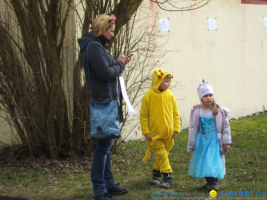 Fasnetsumzug, Narrensprung mit ueber 1200 Narren: Zwiefalten, 23.02.2020