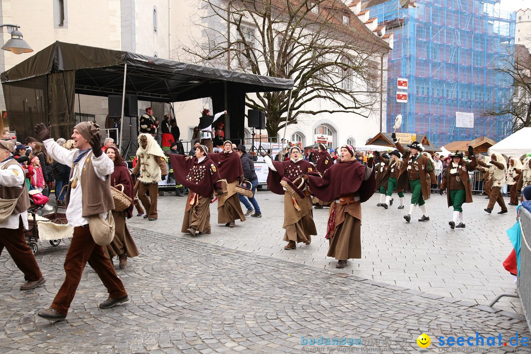 Narrensprung am Rosenmontag - Fasnet: Ravensburg, 24.02.2020