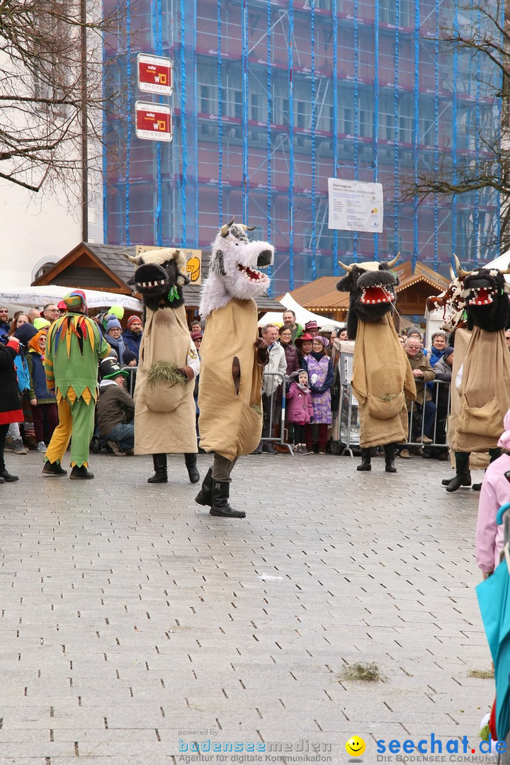 Narrensprung am Rosenmontag - Fasnet: Ravensburg, 24.02.2020