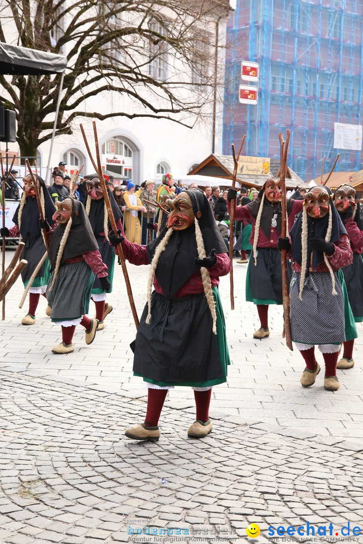 Narrensprung am Rosenmontag - Fasnet: Ravensburg, 24.02.2020