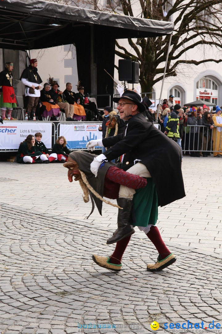 Narrensprung am Rosenmontag - Fasnet: Ravensburg, 24.02.2020