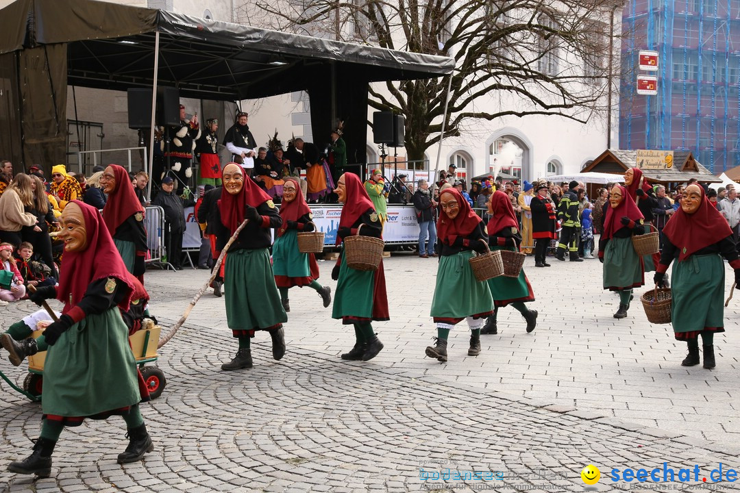 Narrensprung am Rosenmontag - Fasnet: Ravensburg, 24.02.2020