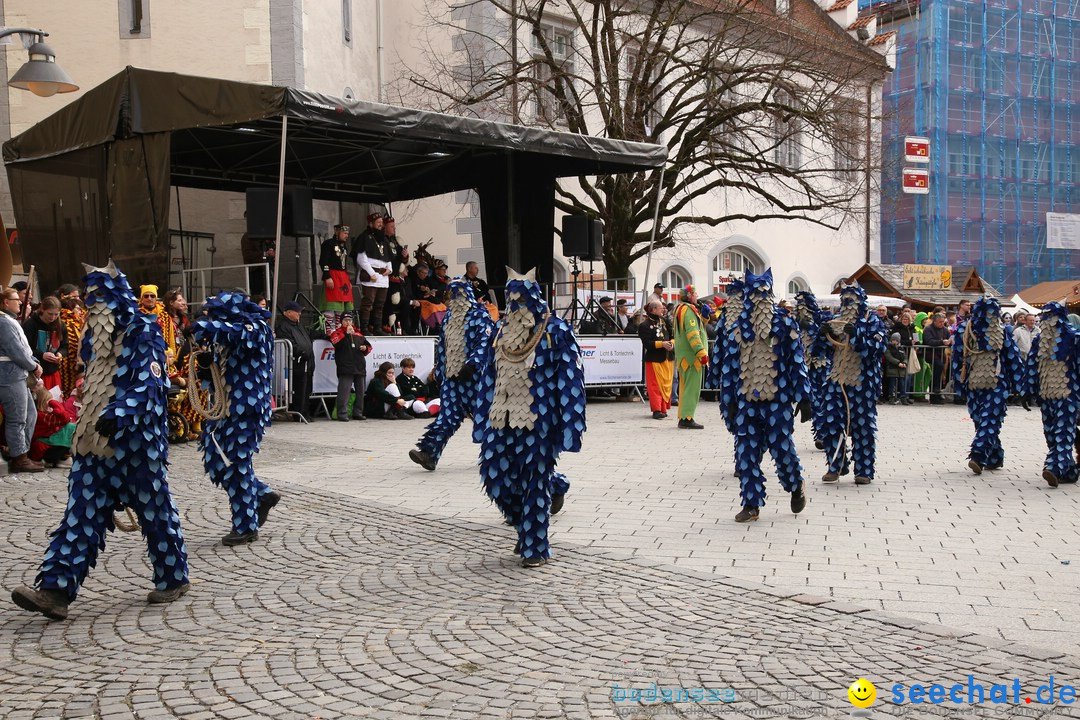 Narrensprung am Rosenmontag - Fasnet: Ravensburg, 24.02.2020