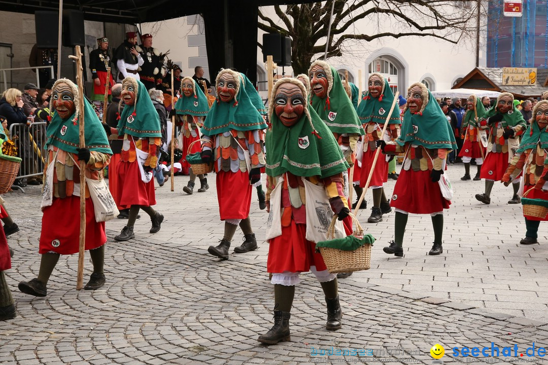 Narrensprung am Rosenmontag - Fasnet: Ravensburg, 24.02.2020