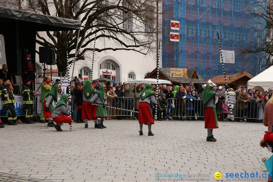 Narrensprung am Rosenmontag - Fasnet: Ravensburg, 24.02.2020