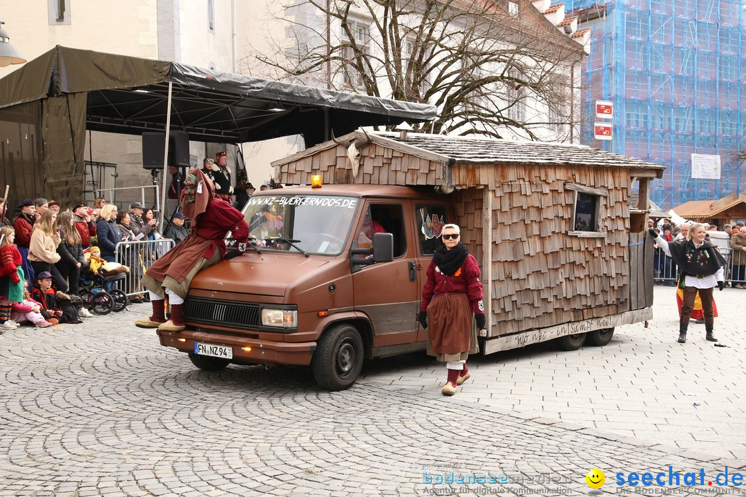 Narrensprung am Rosenmontag - Fasnet: Ravensburg, 24.02.2020