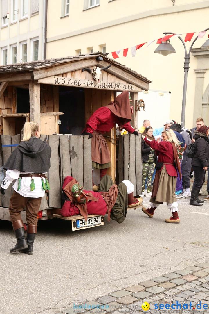 Narrensprung am Rosenmontag - Fasnet: Ravensburg, 24.02.2020