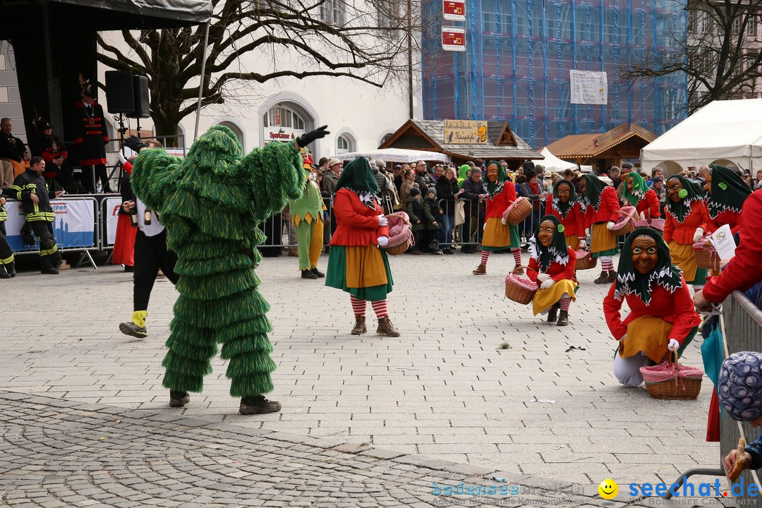 Narrensprung am Rosenmontag - Fasnet: Ravensburg, 24.02.2020