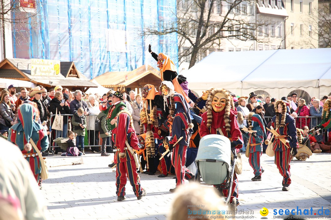 Narrensprung am Rosenmontag - Fasnet: Ravensburg, 24.02.2020