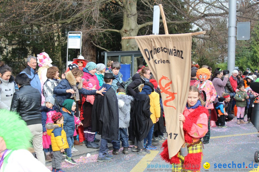 Fasnachtsumzug am Vierwaldstaettersee: Kriens, 25.02.2020