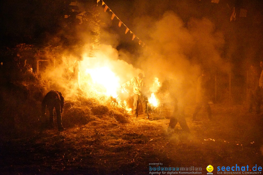 Funkenfeuer Fasnet: Ittendorf und Markdorf, 01.03.2020