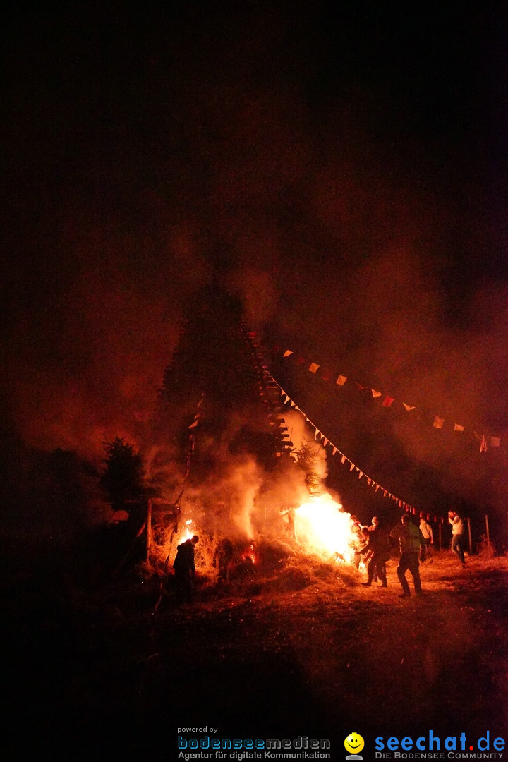 Funkenfeuer Fasnet: Ittendorf und Markdorf, 01.03.2020