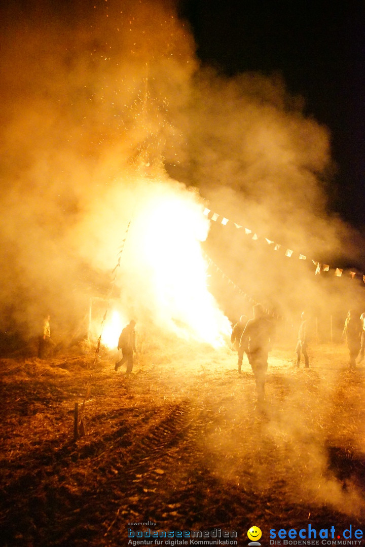 Funkenfeuer Fasnet: Ittendorf und Markdorf, 01.03.2020