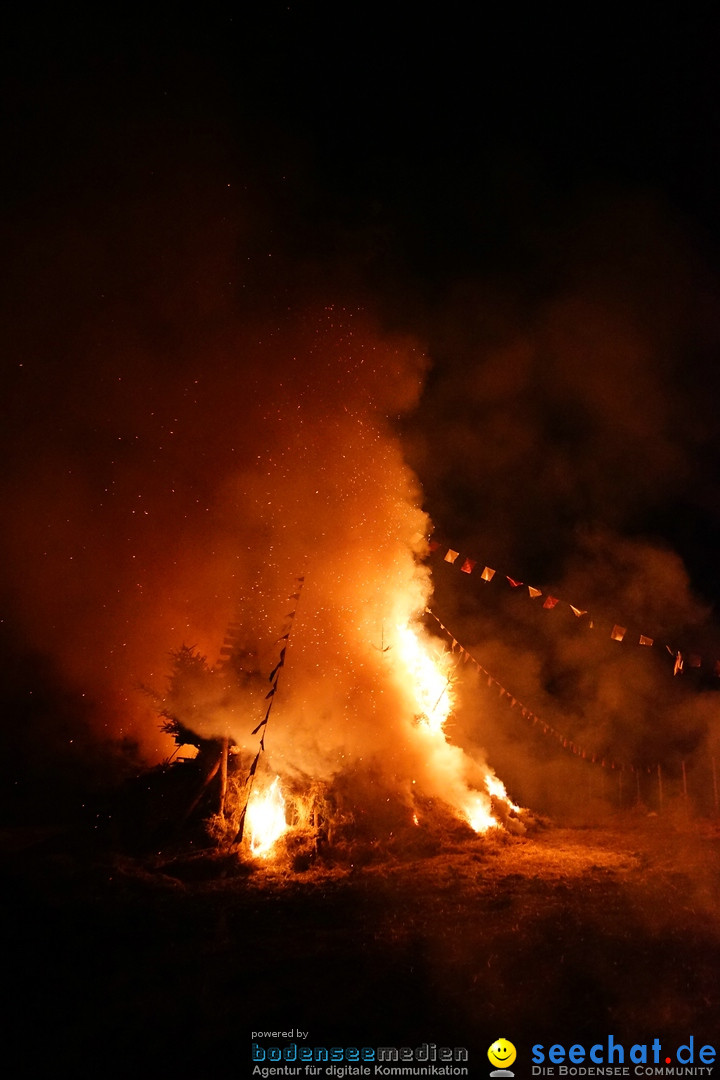 Funkenfeuer Fasnet: Ittendorf und Markdorf, 01.03.2020