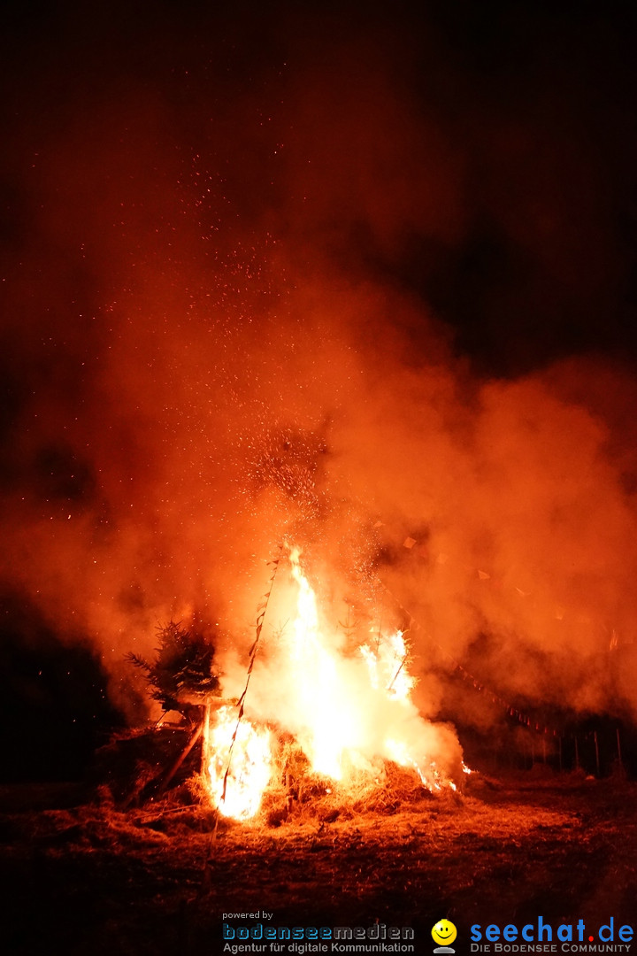 Funkenfeuer Fasnet: Ittendorf und Markdorf, 01.03.2020