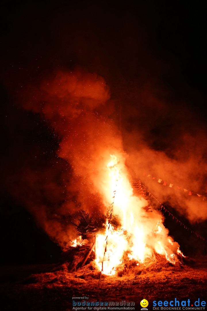 Funkenfeuer Fasnet: Ittendorf und Markdorf, 01.03.2020