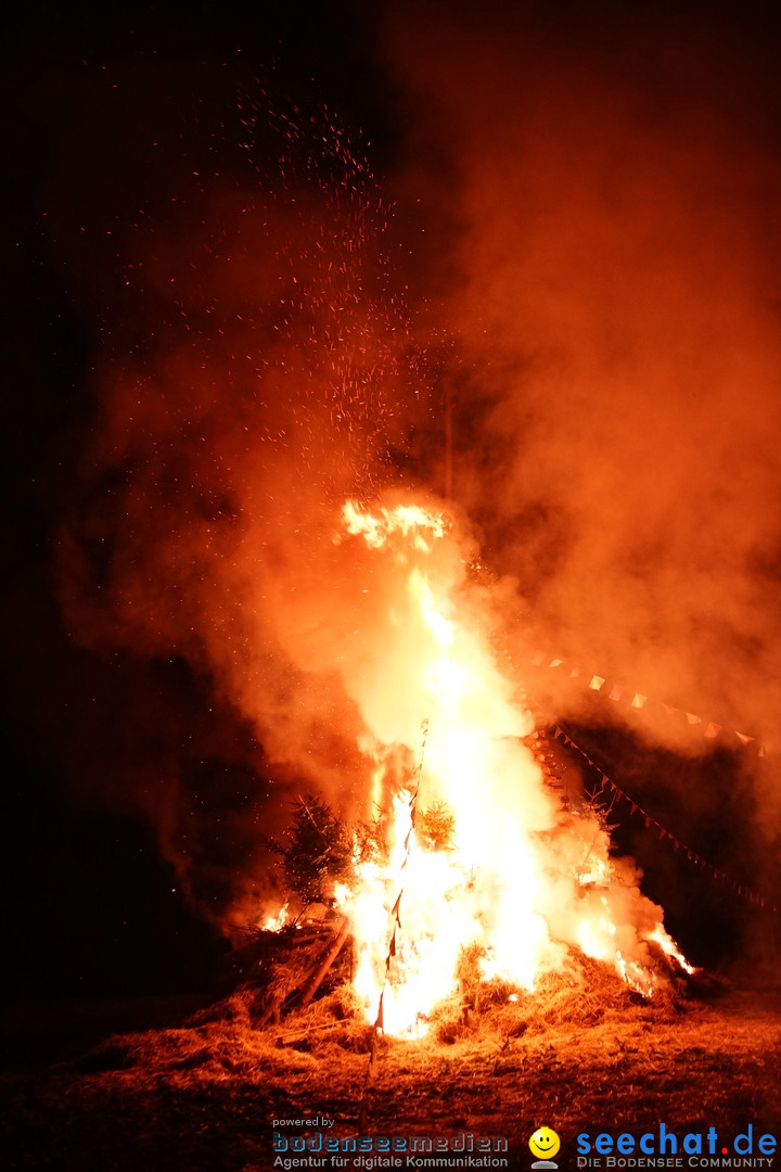 Funkenfeuer Fasnet: Ittendorf und Markdorf, 01.03.2020