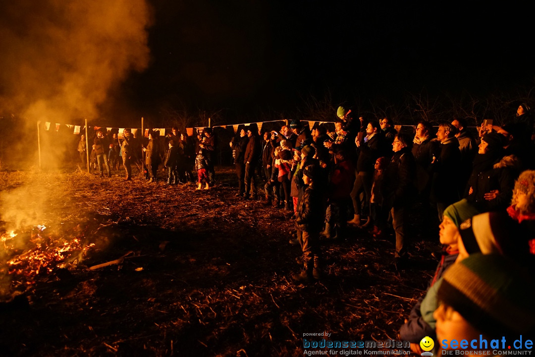 Funkenfeuer Fasnet: Ittendorf und Markdorf, 01.03.2020