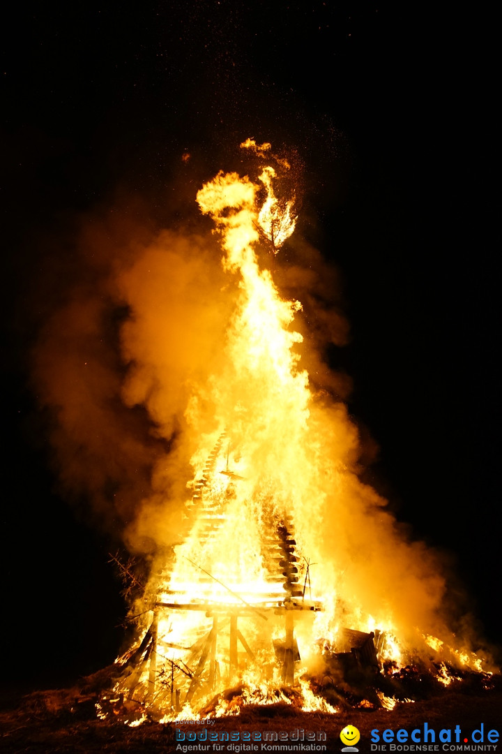 Funkenfeuer Fasnet: Ittendorf und Markdorf, 01.03.2020