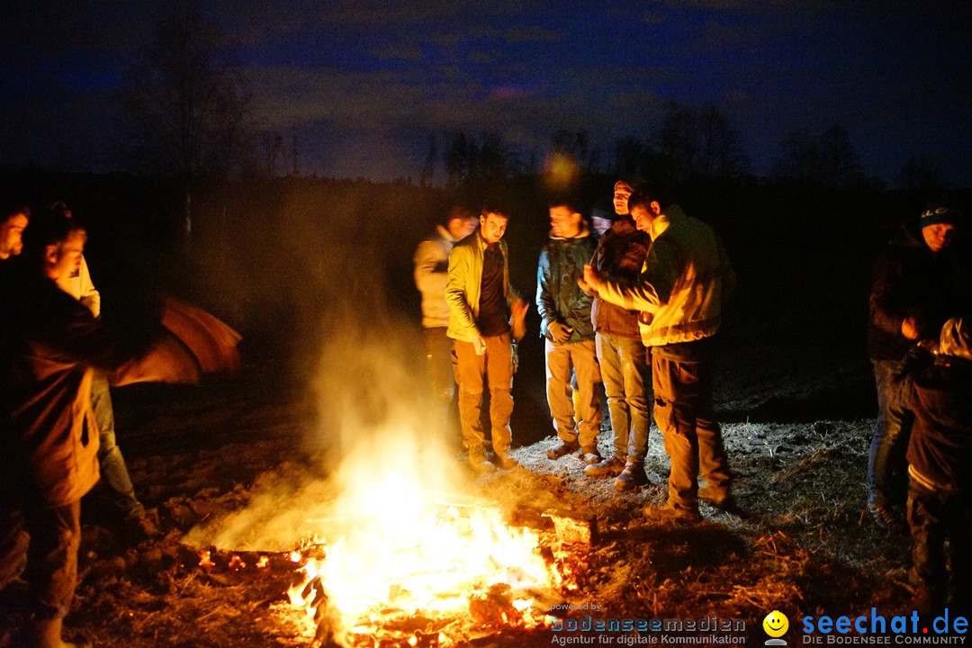 Funkenfeuer Fasnet: Ittendorf und Markdorf, 01.03.2020