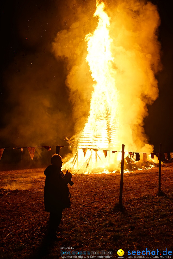 Funkenfeuer Fasnet: Ittendorf und Markdorf, 01.03.2020