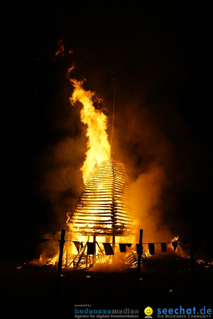 Funkenfeuer Fasnet: Ittendorf und Markdorf, 01.03.2020