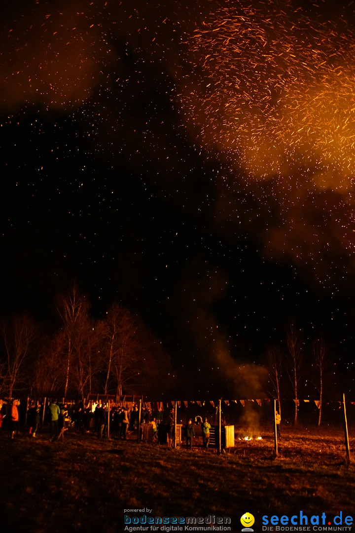 Funkenfeuer Fasnet: Ittendorf und Markdorf, 01.03.2020