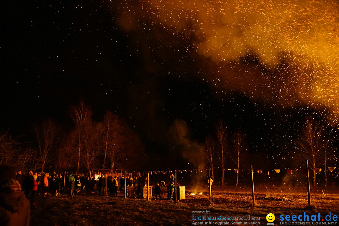 Funkenfeuer Fasnet: Ittendorf und Markdorf, 01.03.2020