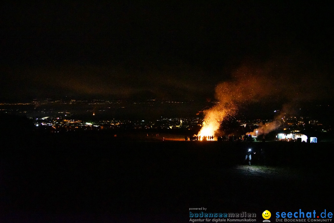 Funkenfeuer Fasnet: Ittendorf und Markdorf, 01.03.2020