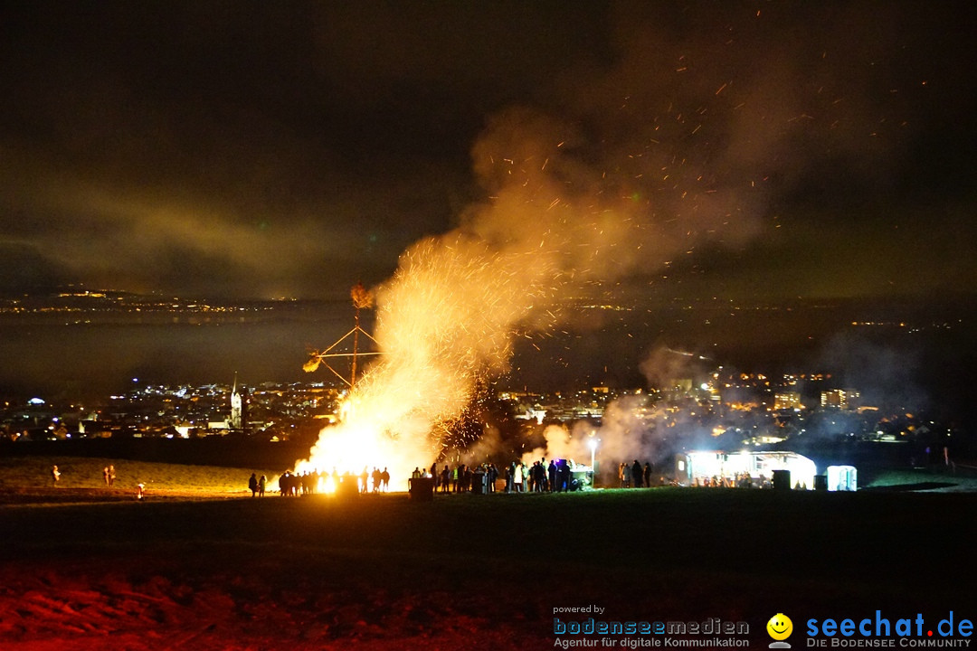 Funkenfeuer Fasnet: Ittendorf und Markdorf, 01.03.2020