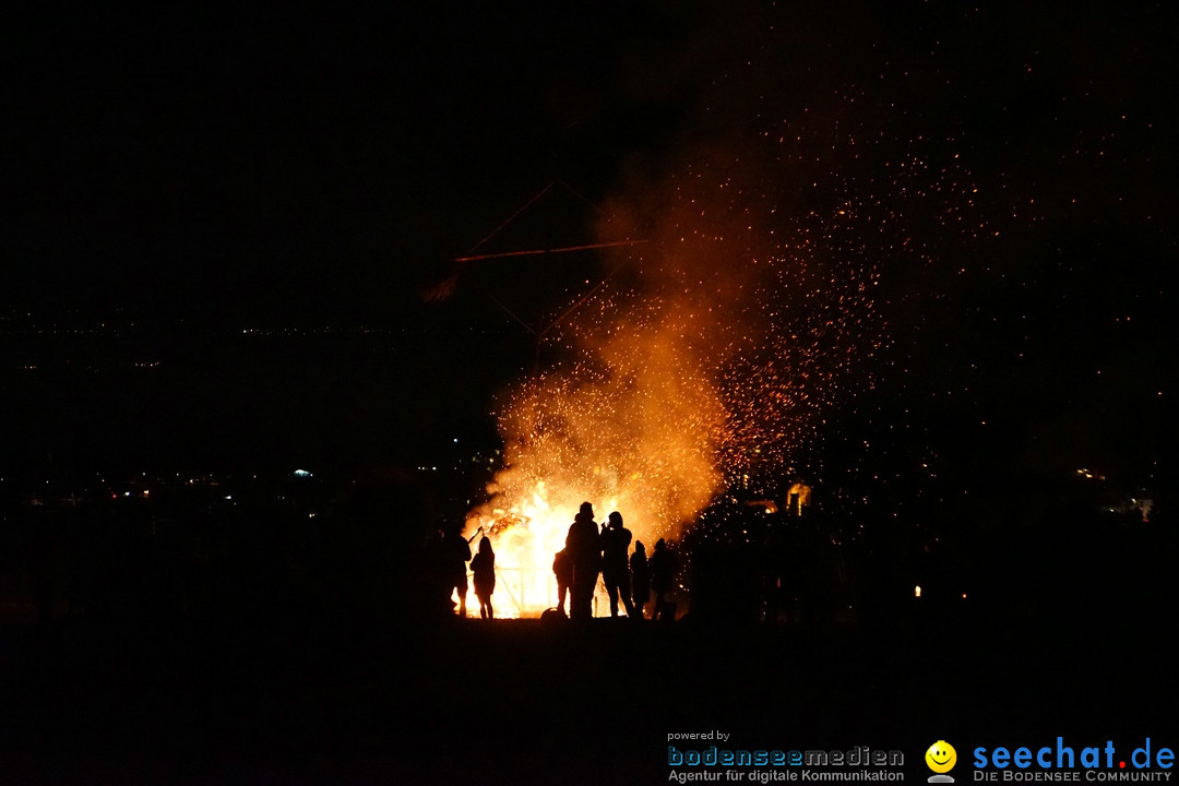 Funkenfeuer Fasnet: Ittendorf und Markdorf, 01.03.2020