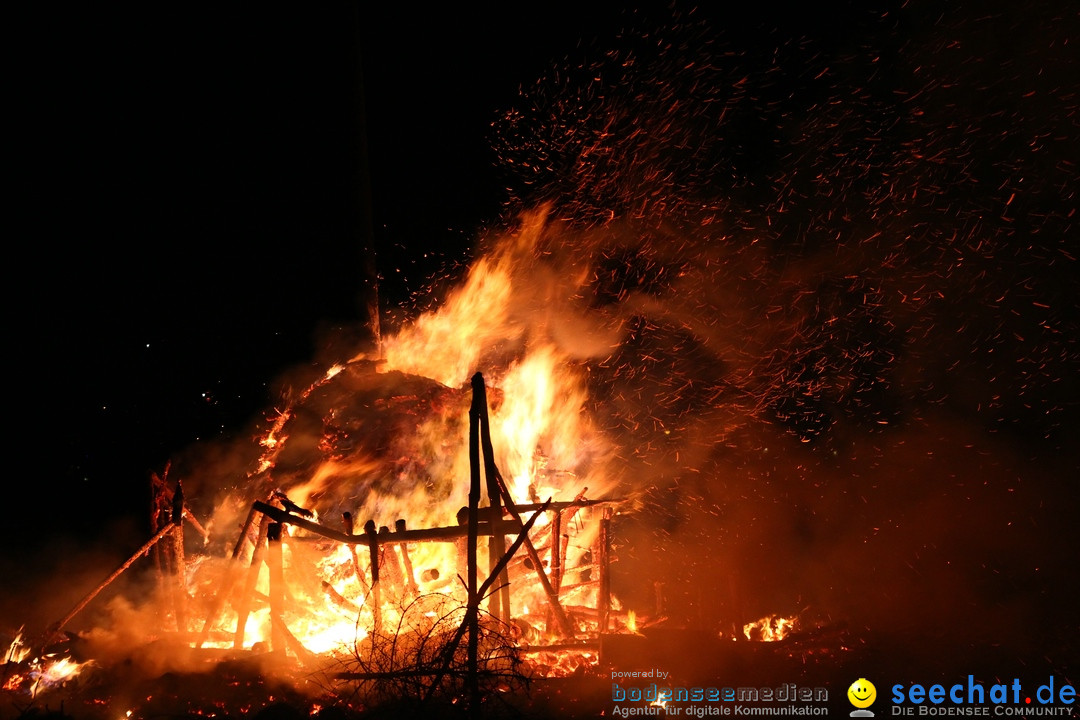 Funkenfeuer Fasnet: Ittendorf und Markdorf, 01.03.2020