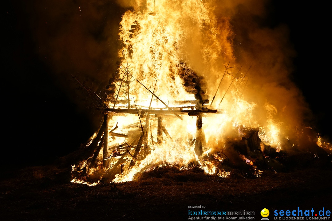 Funkenfeuer Fasnet: Ittendorf und Markdorf, 01.03.2020